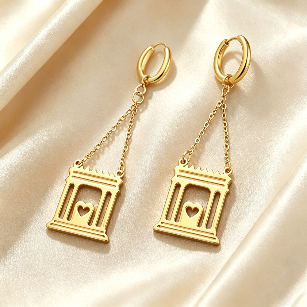 Boucles d’oreilles dorées Temple de Jérusalem