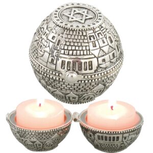 Bougeoir de voyage Shabbat style Jérusalem