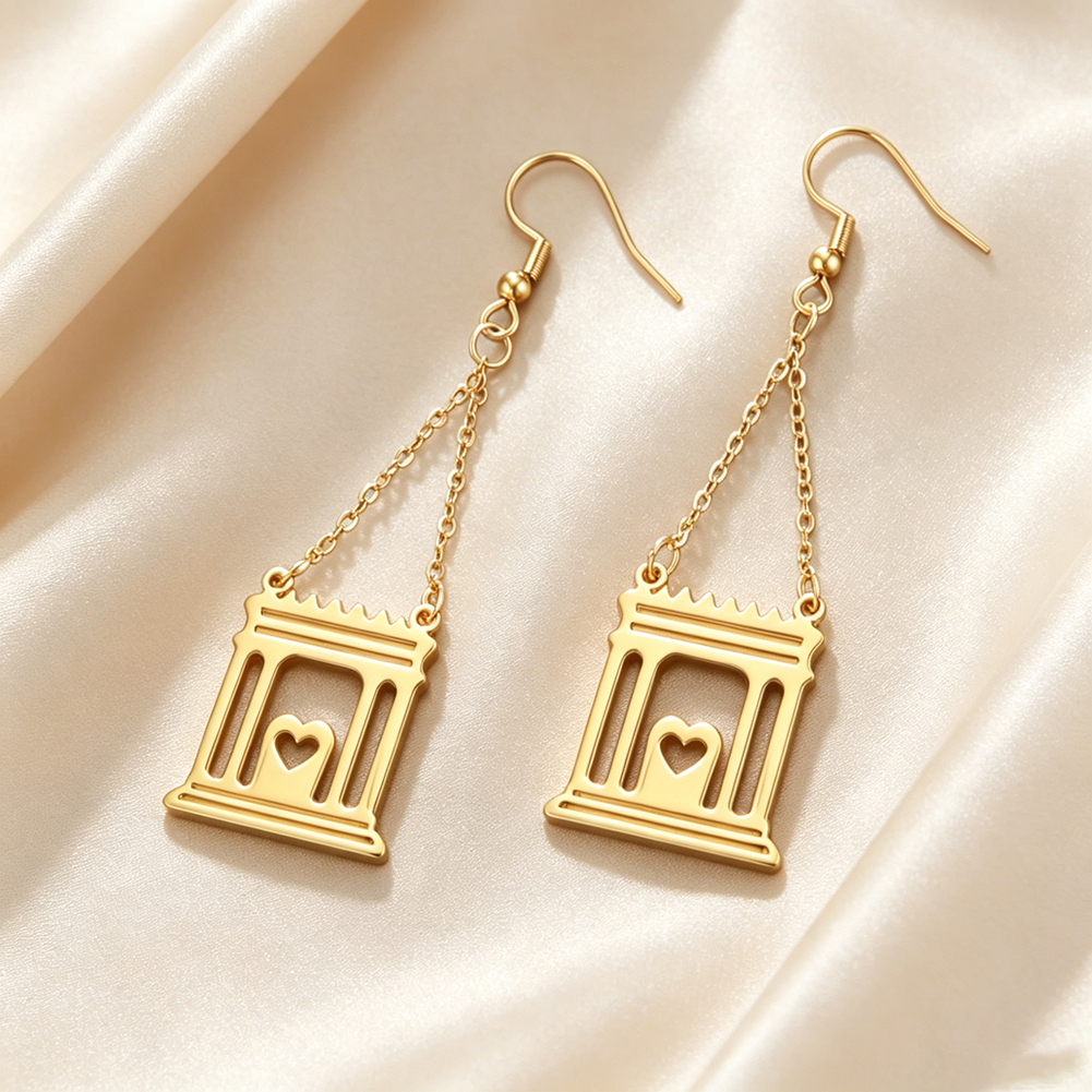Boucles d’oreilles dorées Temple de Jérusalem