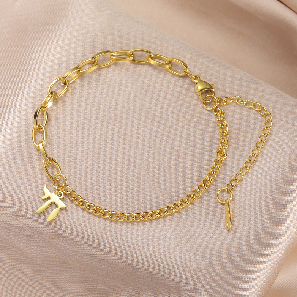 Bracelet Chai à maillons dorés