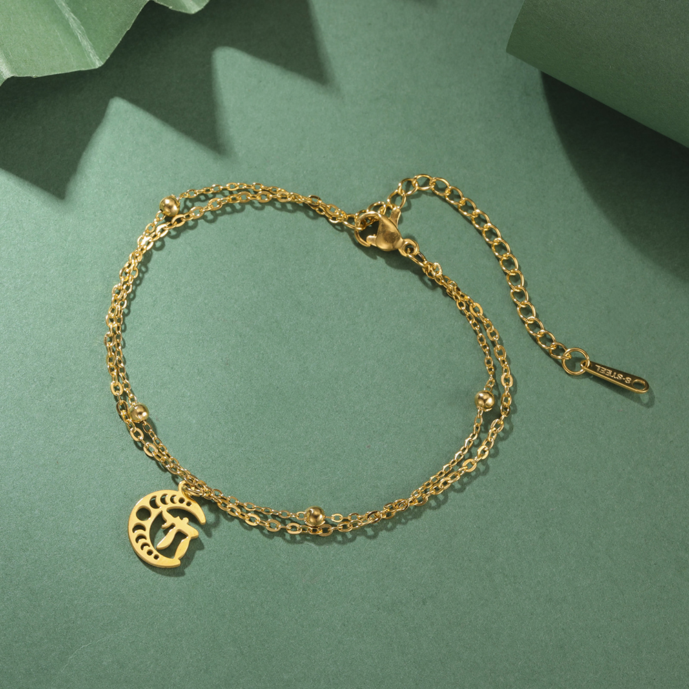 Bracelet Chai à maillons dorés