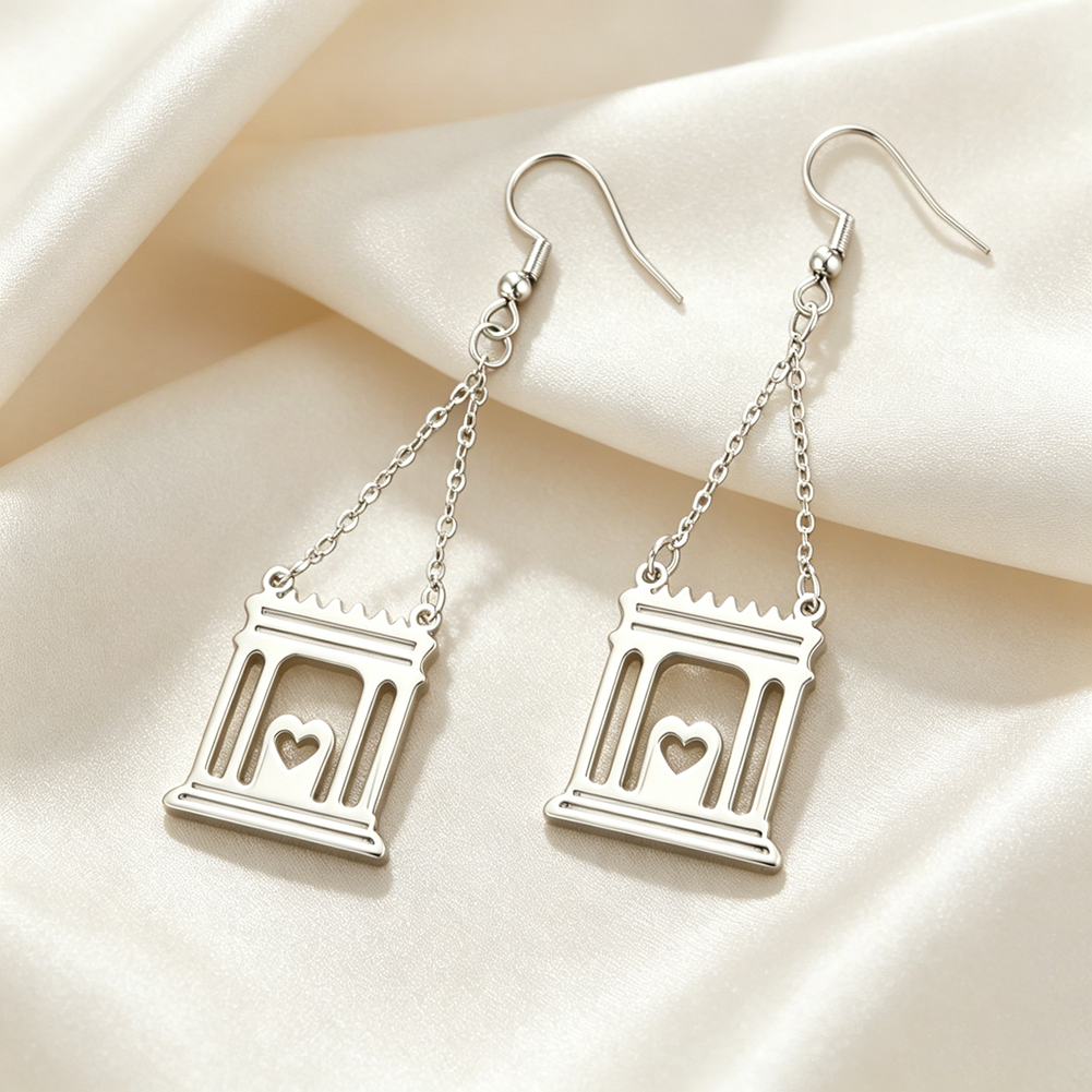 Boucles d’oreilles argentées Temple de Jérusalem